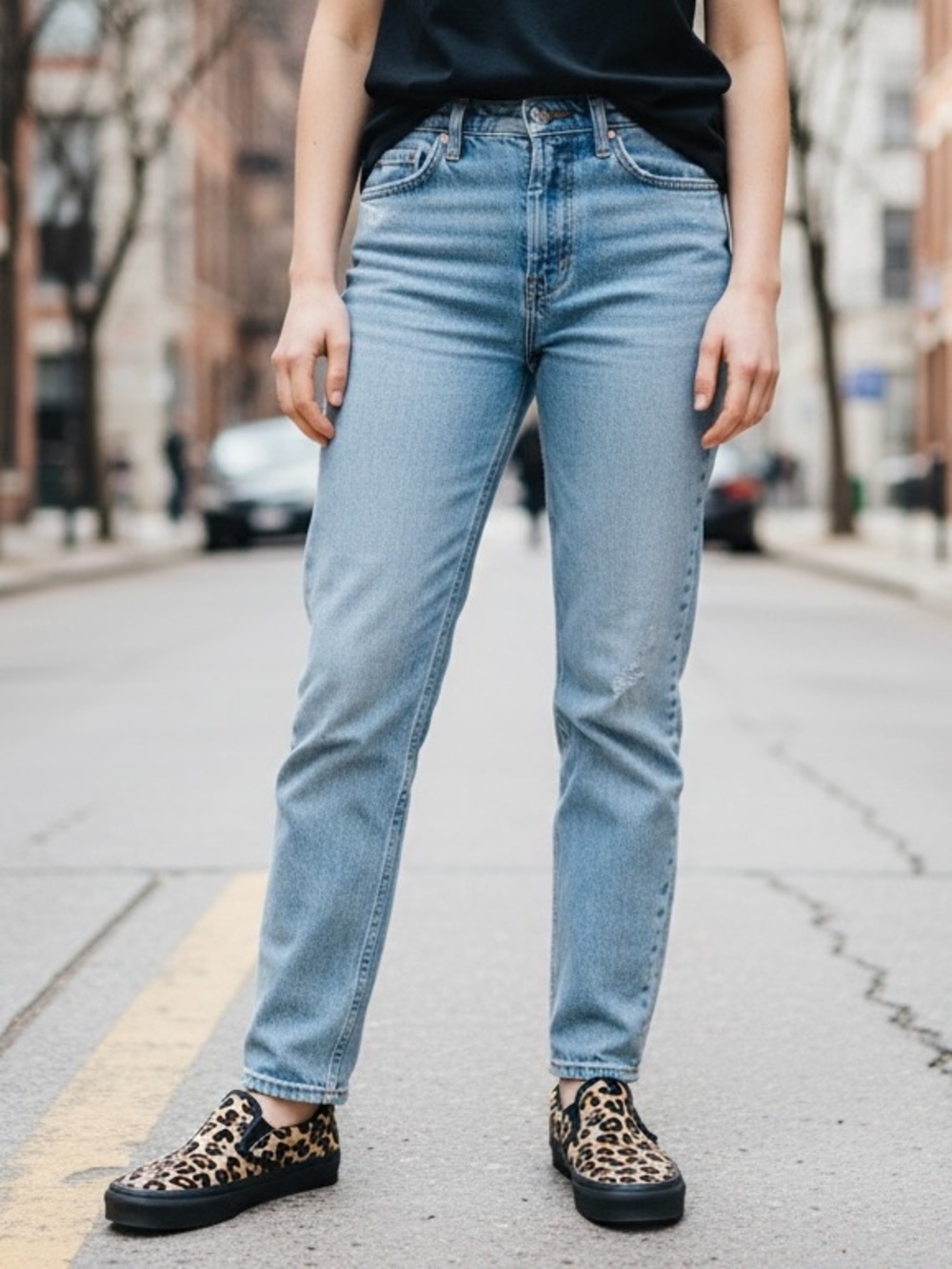 Vans Slip On Womens 8.5 Leopard Skull Print Canvas Sneakers New Without Box - Picture 2 of 12